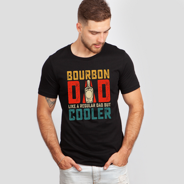 bourbon dad black shirt